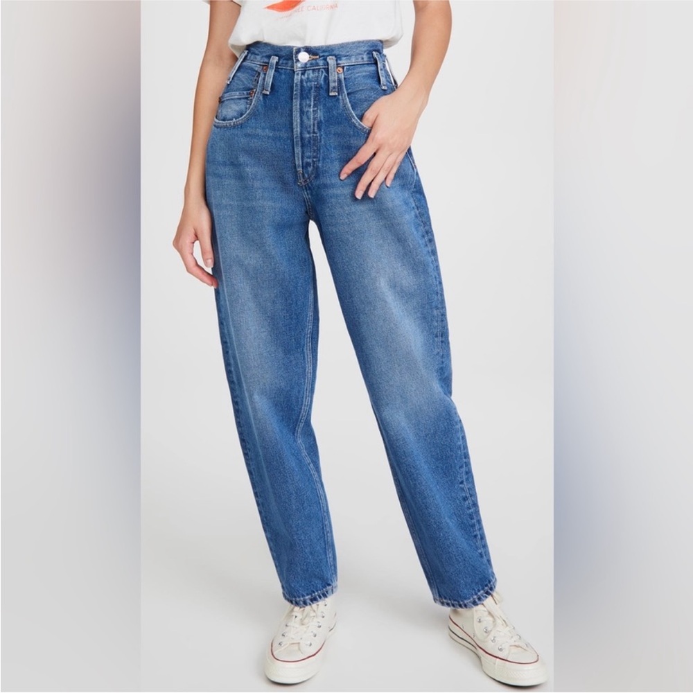 RE/DONE ‘80s Peg Leg Jeans - Medium Wash, 8
